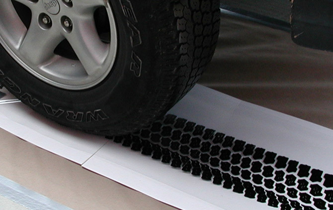 Tire Track Comparison